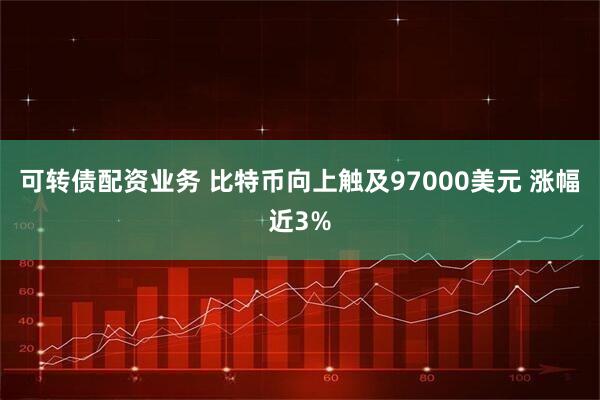 可转债配资业务 比特币向上触及97000美元 涨幅近3%